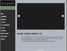 Tablet Screenshot of bespoak.com